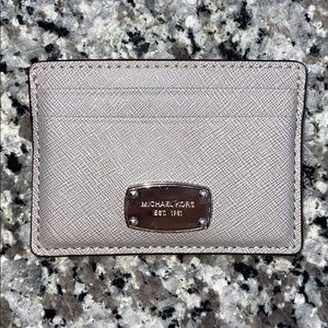 Michael Kors- Jet Set Pearl Grey Cardholder